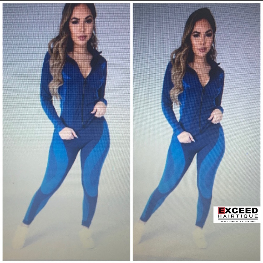Zip up high waist 2 pcs set